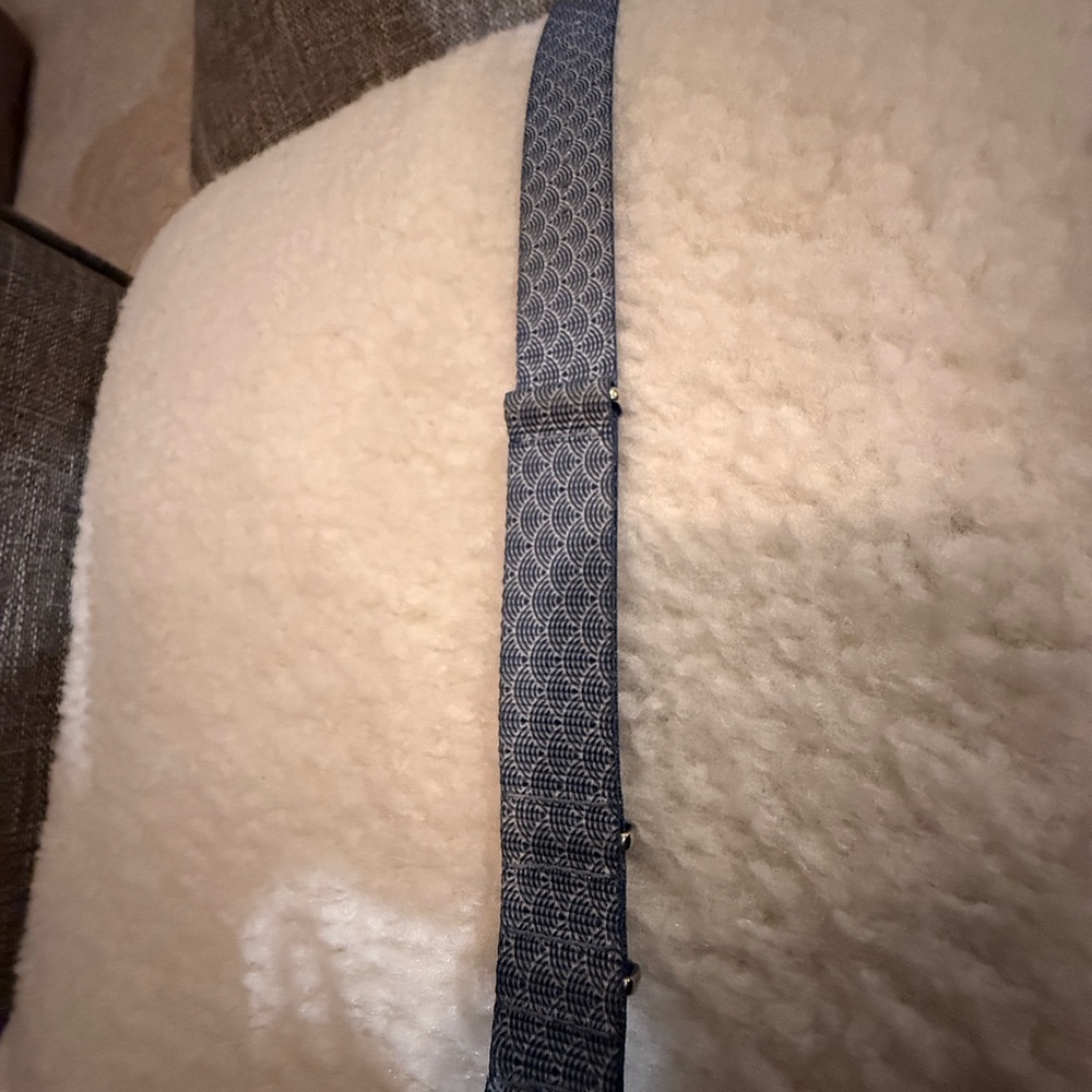 Blue Patterned Strap